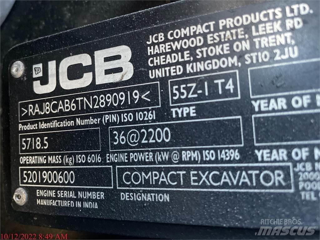 JCB 55Z-1 Mini kotrók < 7t