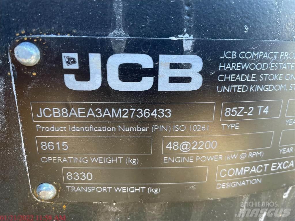 JCB 85Z-2 Lánctalpas kotrók