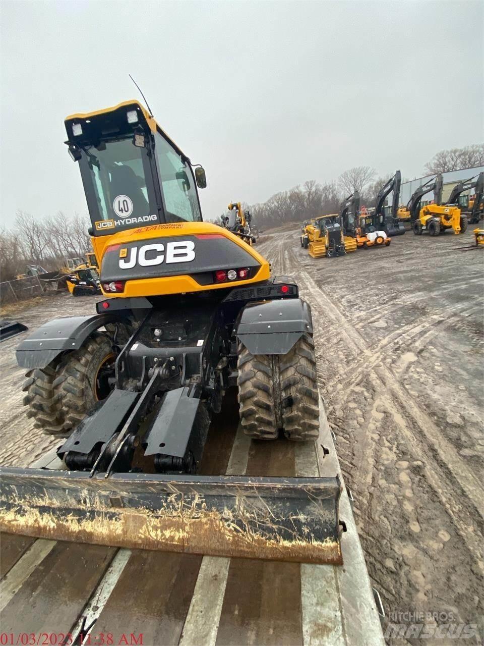 JCB HD110W Gumikerekes kotrók