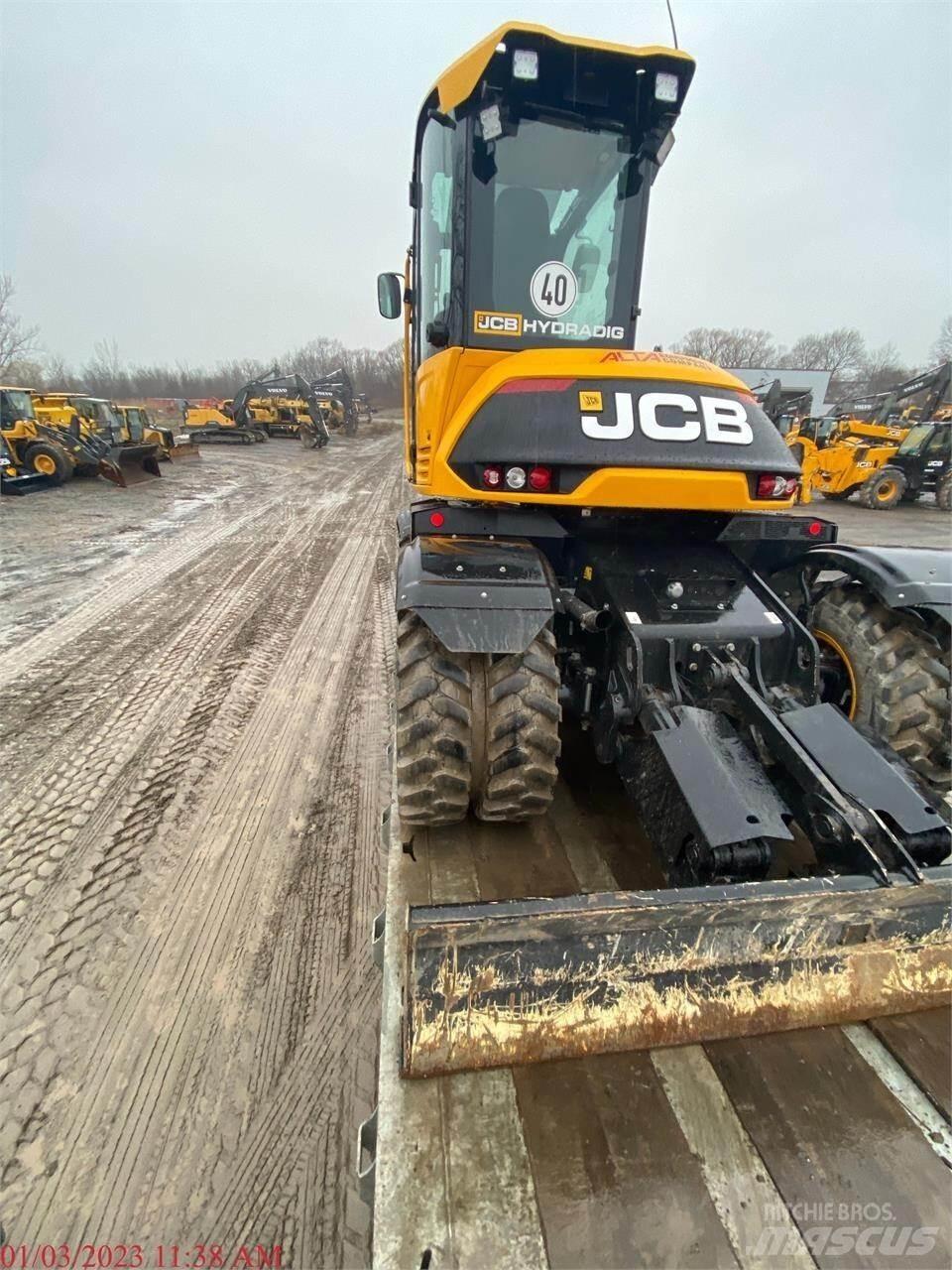 JCB HD110W Gumikerekes kotrók