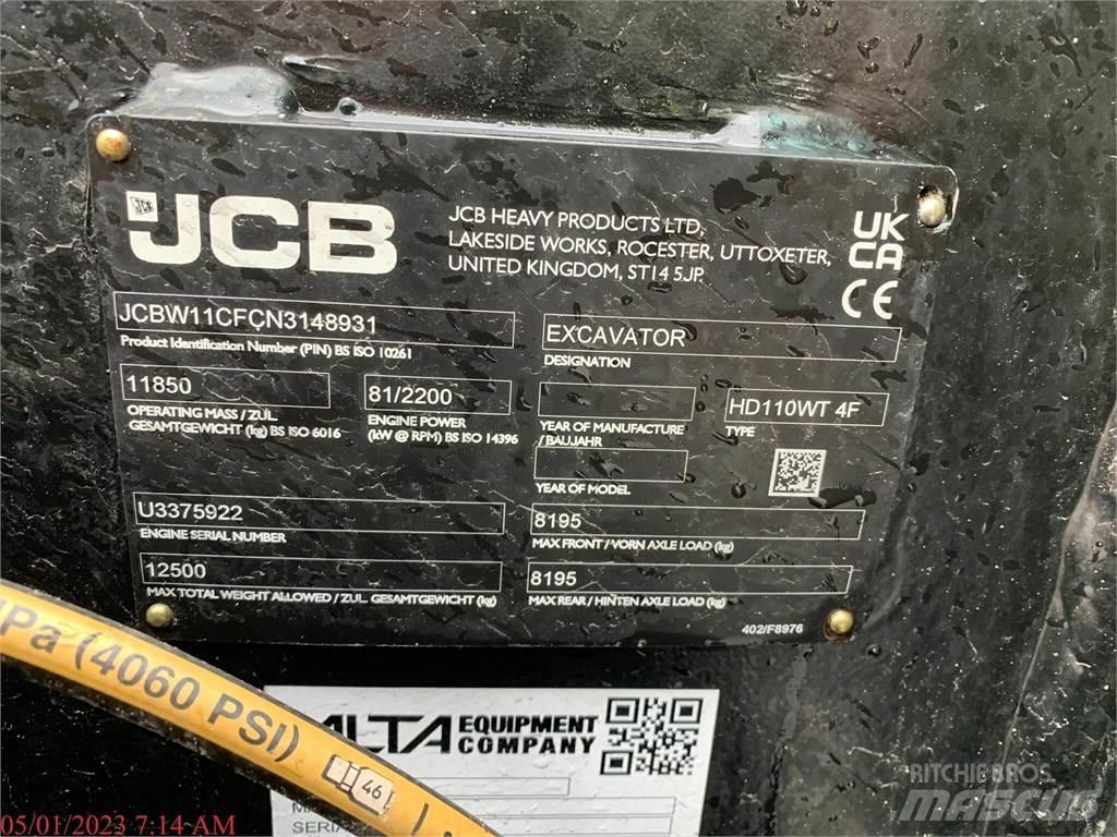 JCB HD110W Gumikerekes kotrók