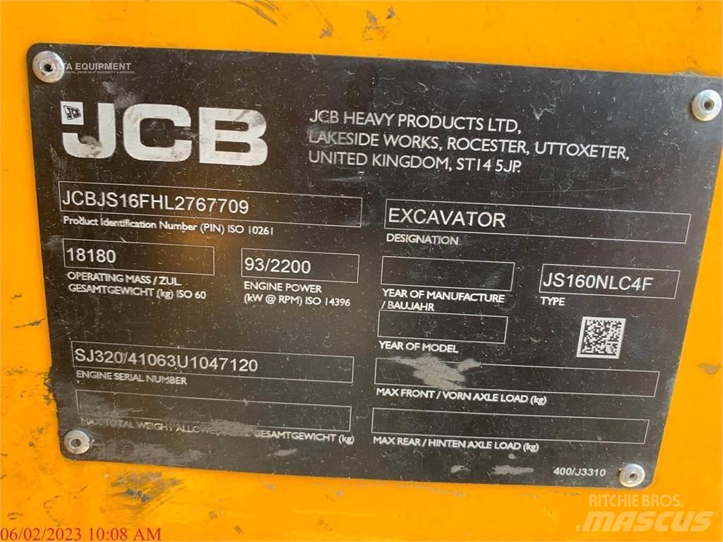 JCB JS160 Lánctalpas kotrók