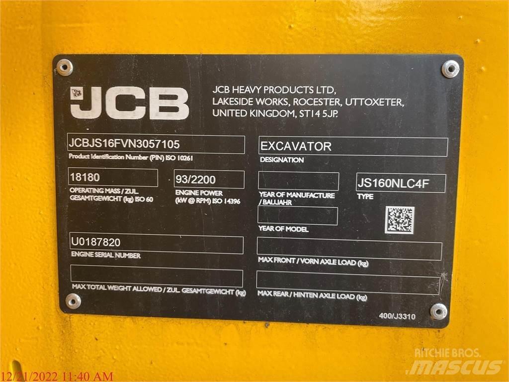JCB JS160 Lánctalpas kotrók