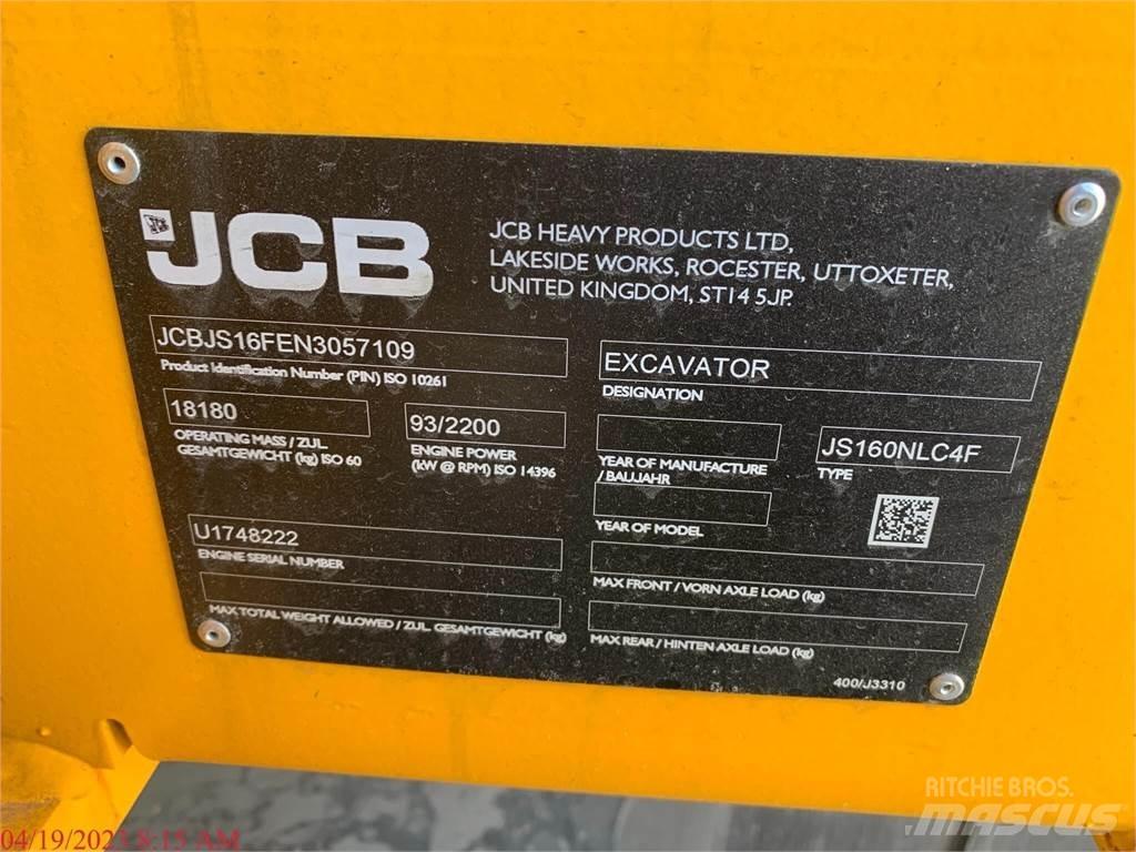 JCB JS160 Lánctalpas kotrók