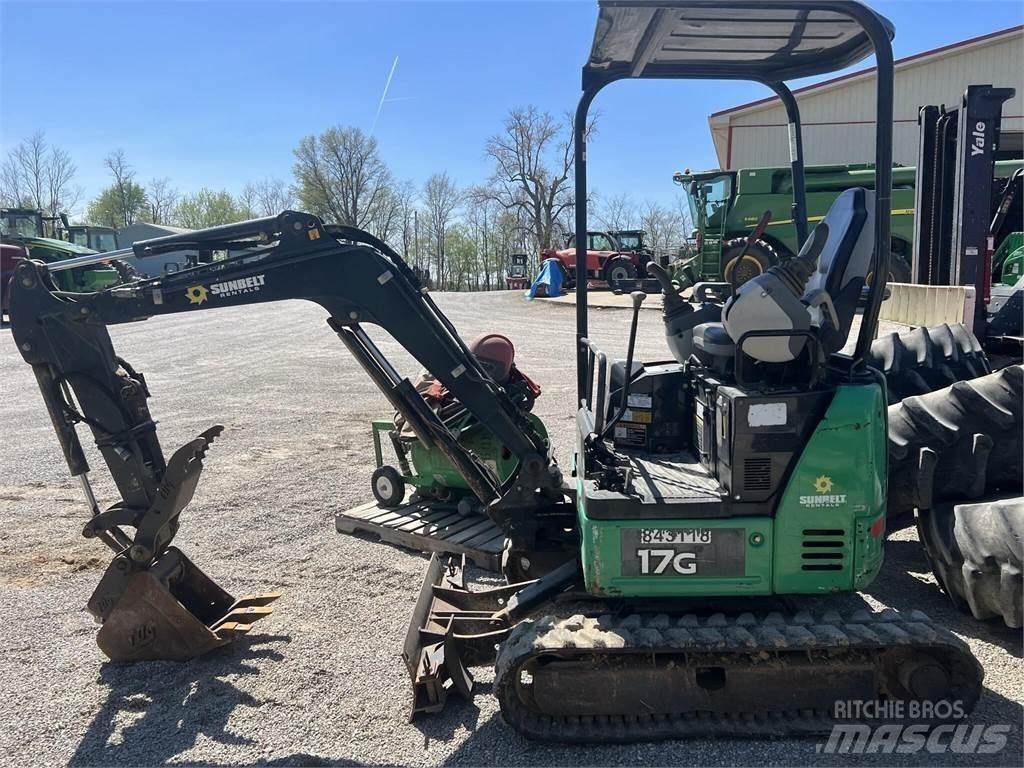 John Deere 17G Mini kotrók < 7t