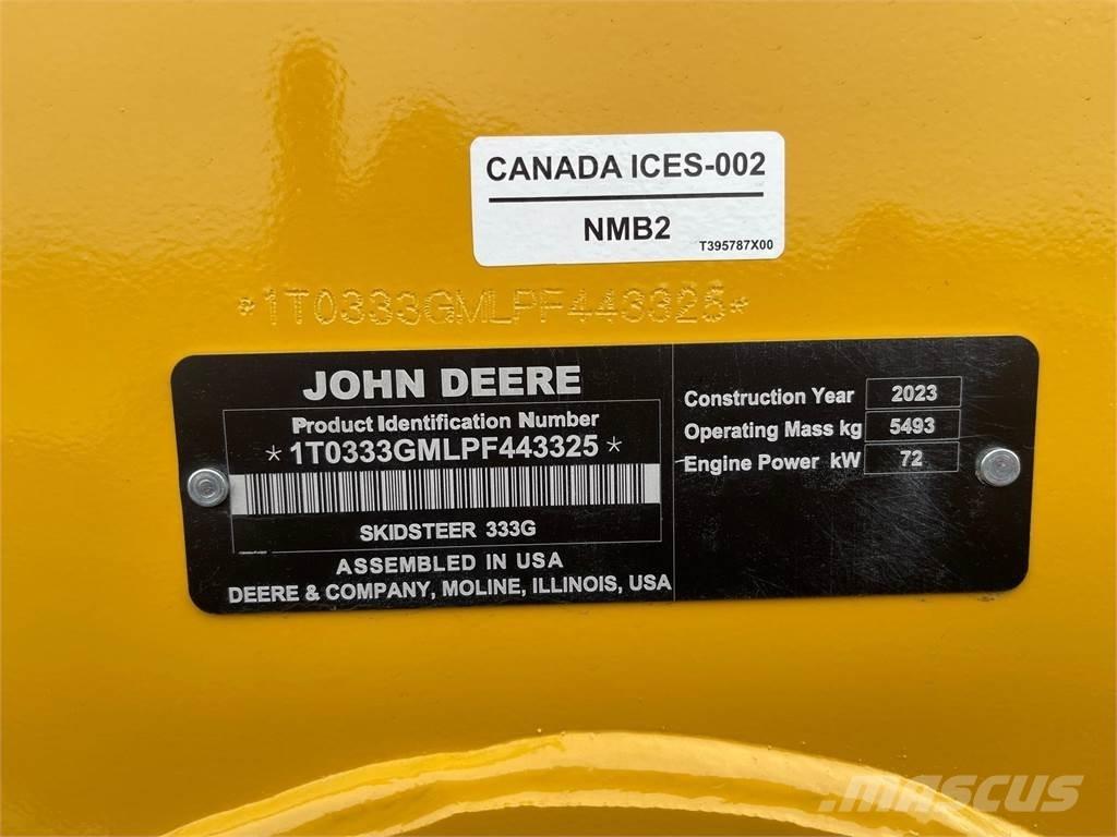 John Deere 333G Erdészeti bozótirtó