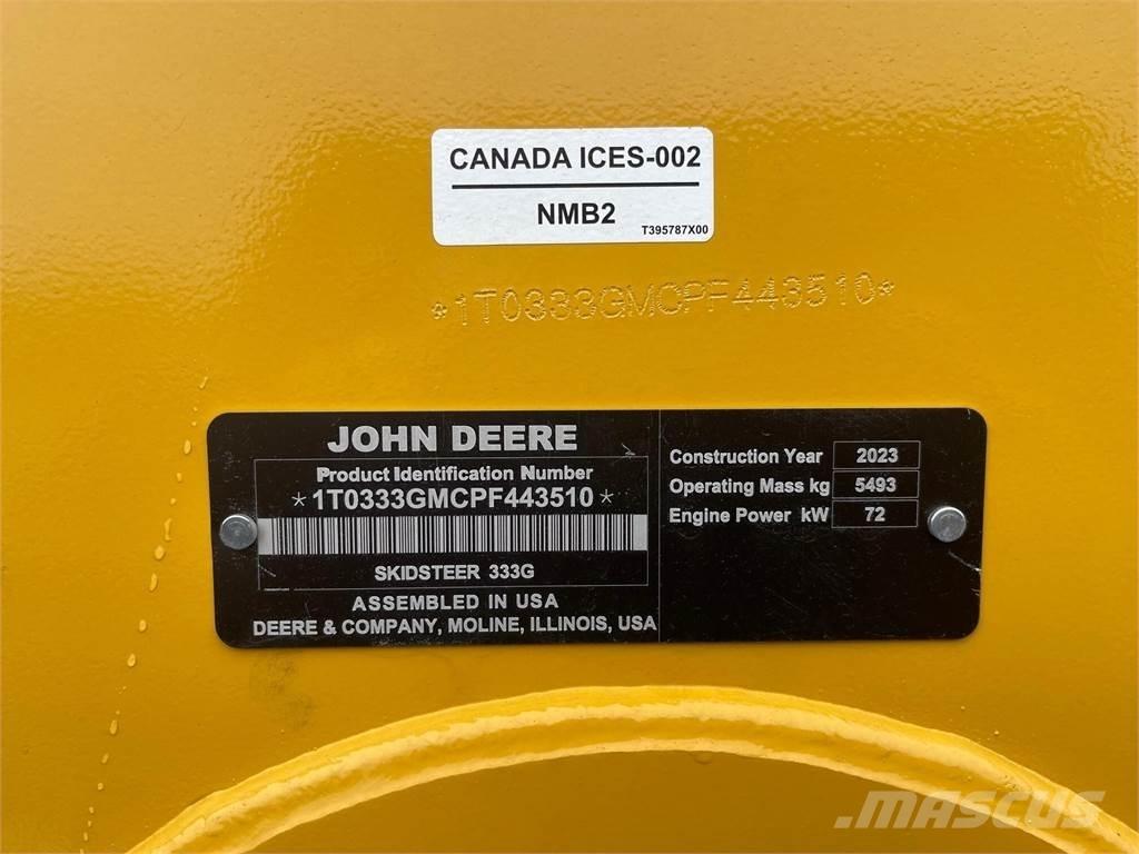 John Deere 333G Kompaktrakodók