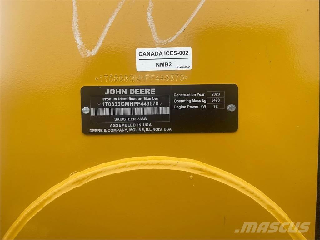 John Deere 333G Kompaktrakodók