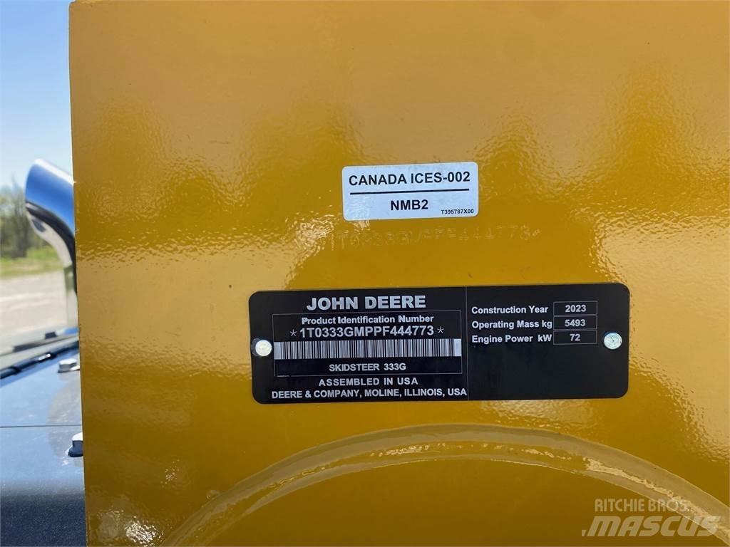 John Deere 333G Kompaktrakodók