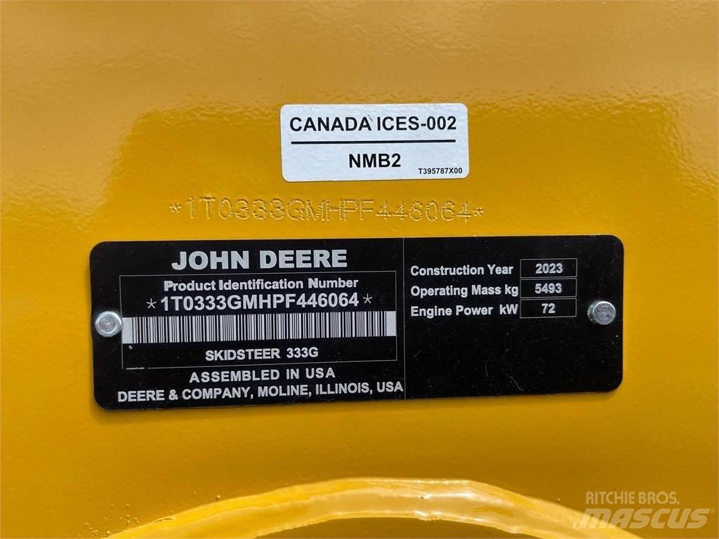 John Deere 333G Kompaktrakodók