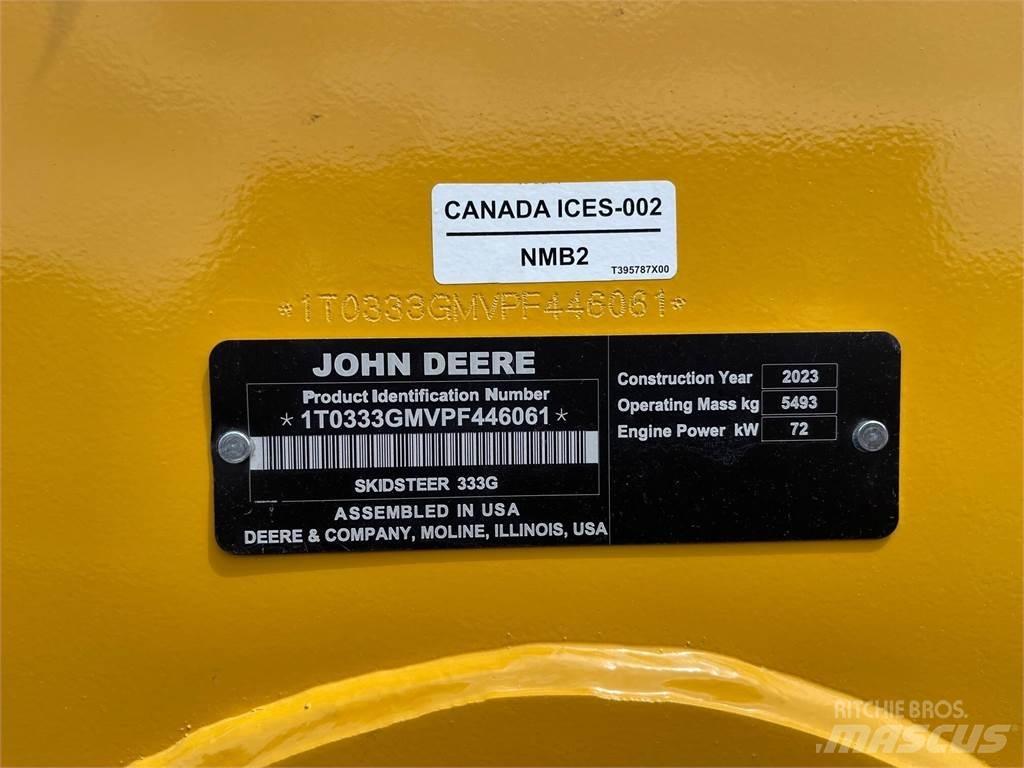 John Deere 333G Kompaktrakodók