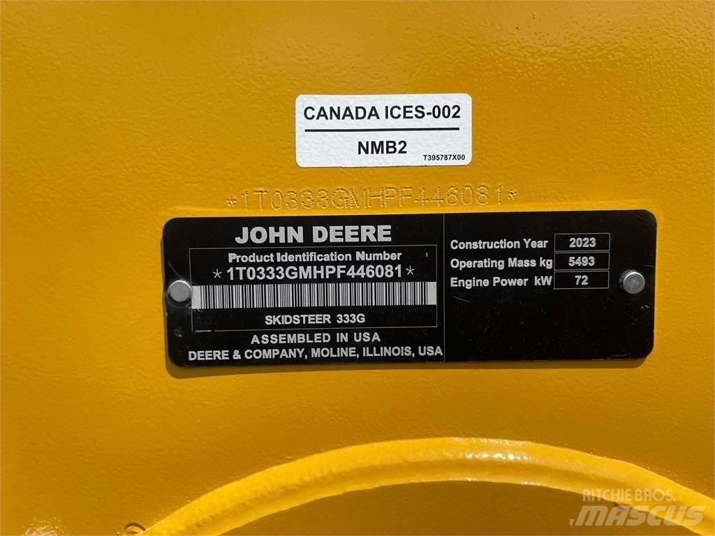 John Deere 333G Kompaktrakodók