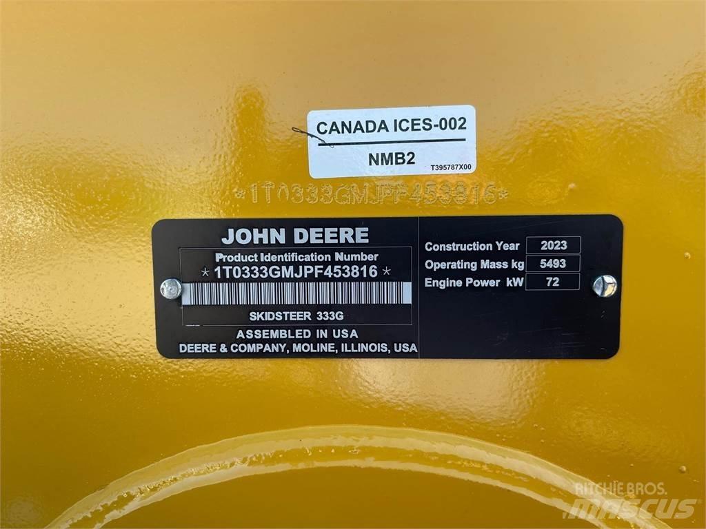 John Deere 333G Kompaktrakodók