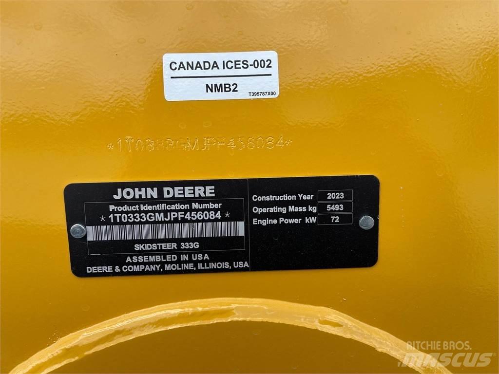 John Deere 333G Kompaktrakodók