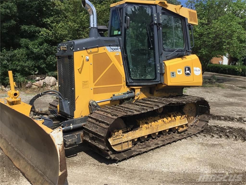 John Deere 450K lánctalpas dózerek