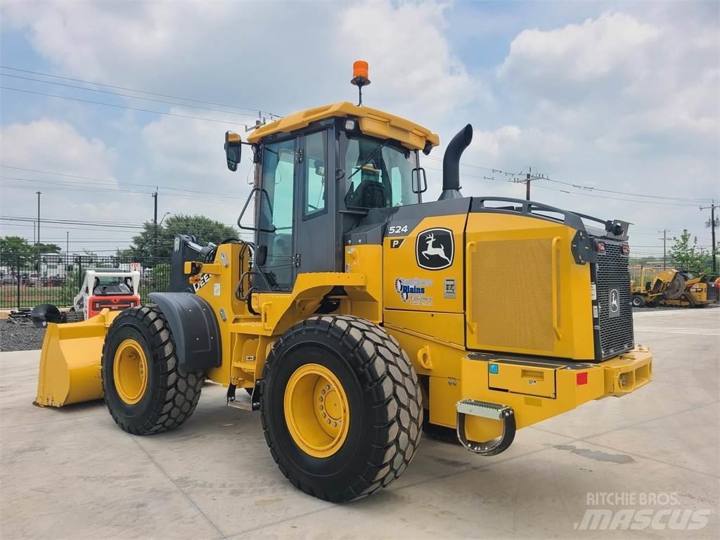 John Deere 524P Gumikerekes homlokrakodók