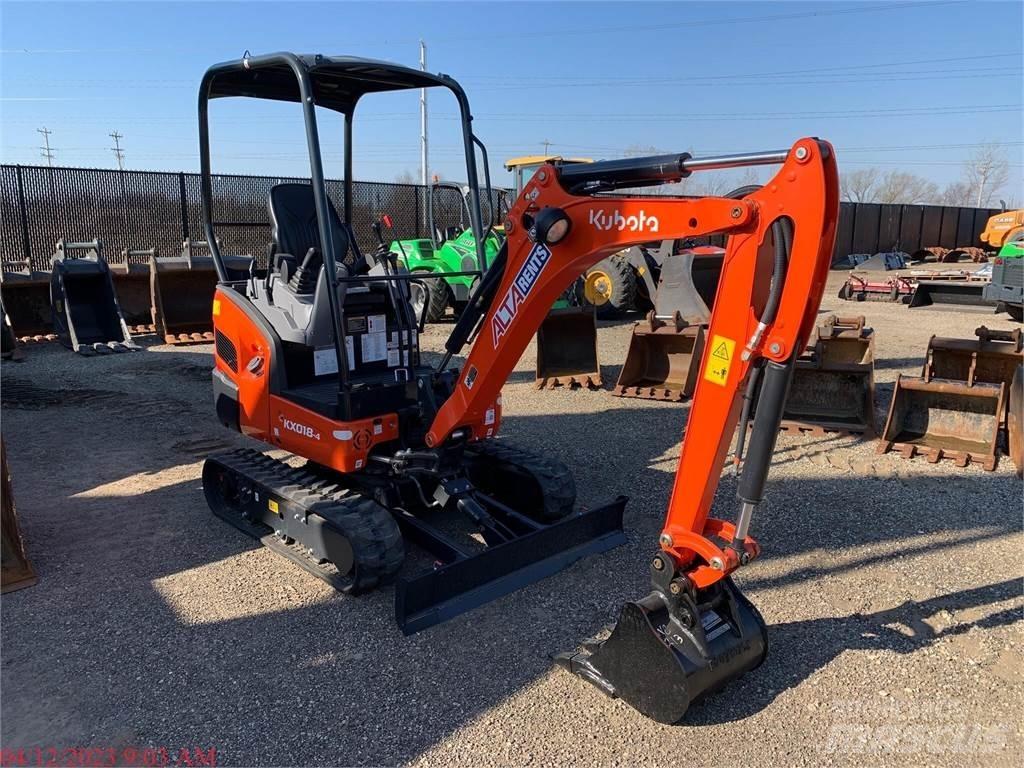 Kubota KX018-4 Mini kotrók < 7t