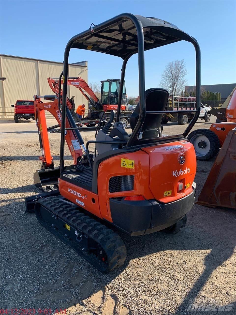Kubota KX018-4 Mini kotrók < 7t