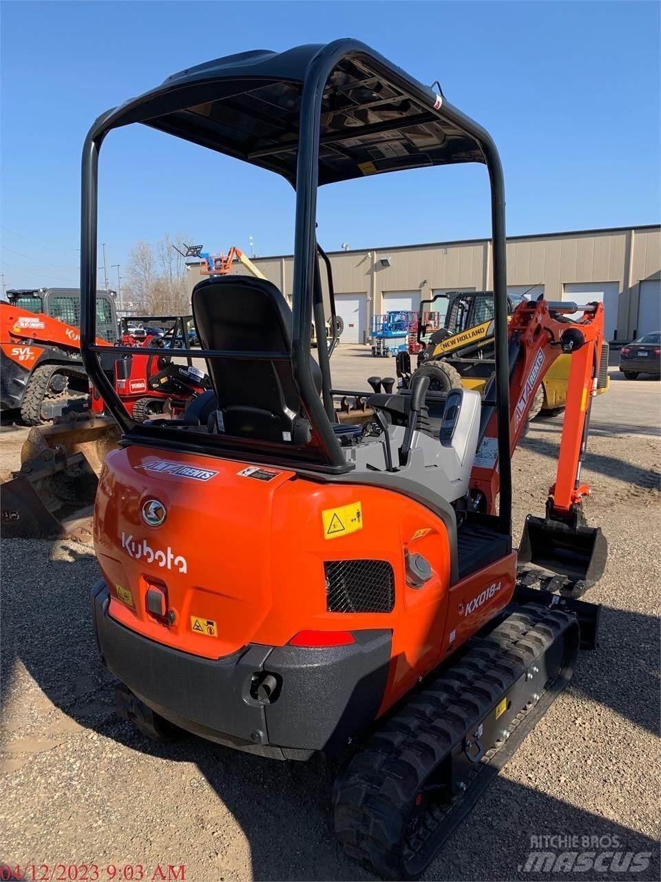 Kubota KX018-4 Mini kotrók < 7t