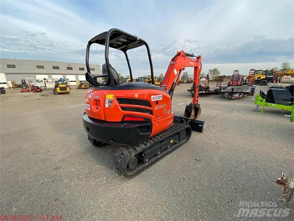 Kubota KX040-4 Mini kotrók < 7t