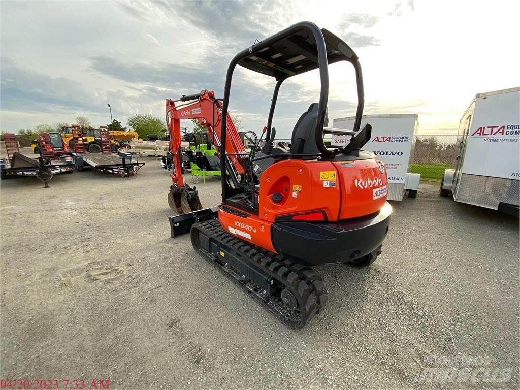 Kubota KX040-4 Mini kotrók < 7t