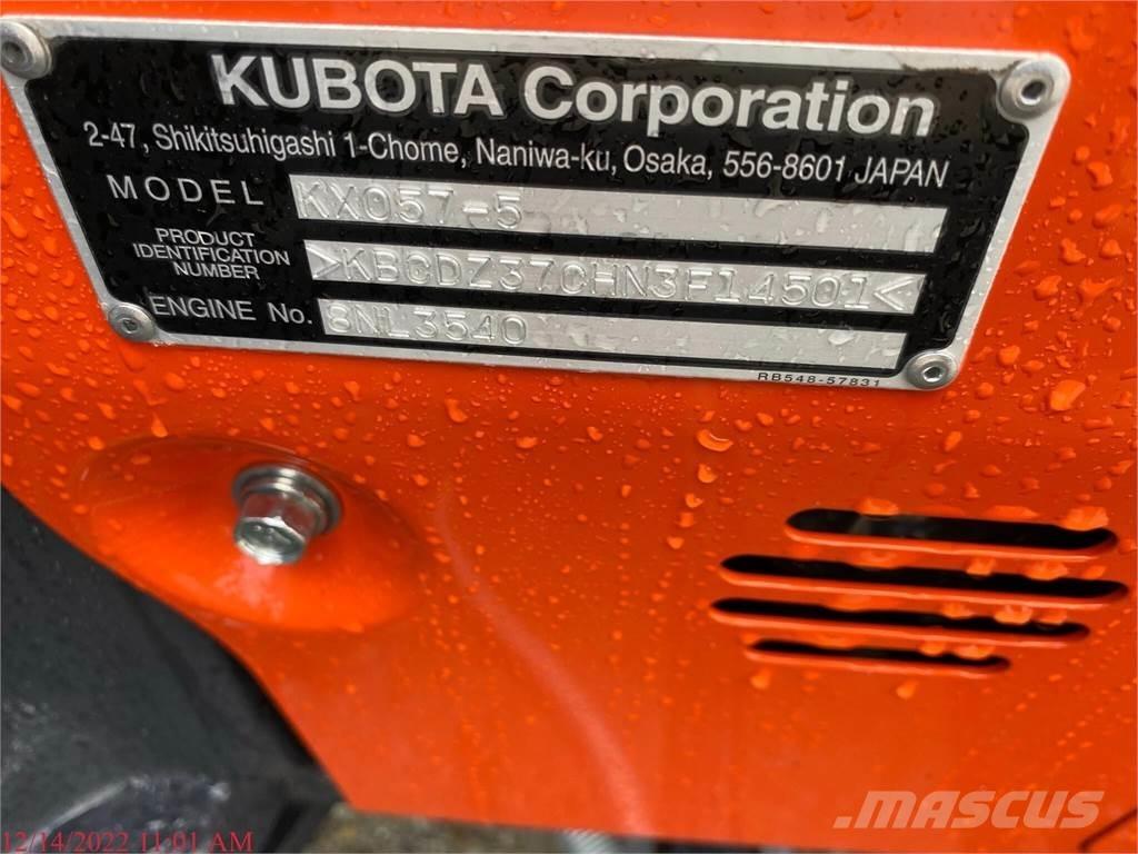 Kubota KX057-5 Lánctalpas kotrók