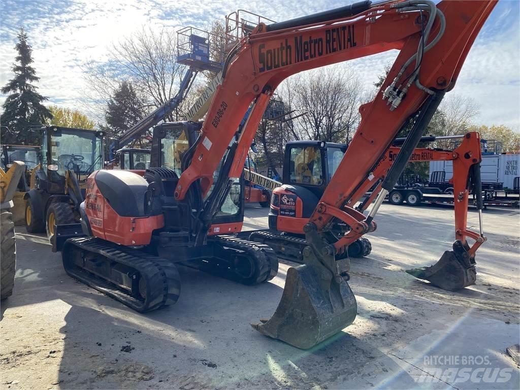 Kubota KX080 Lánctalpas kotrók