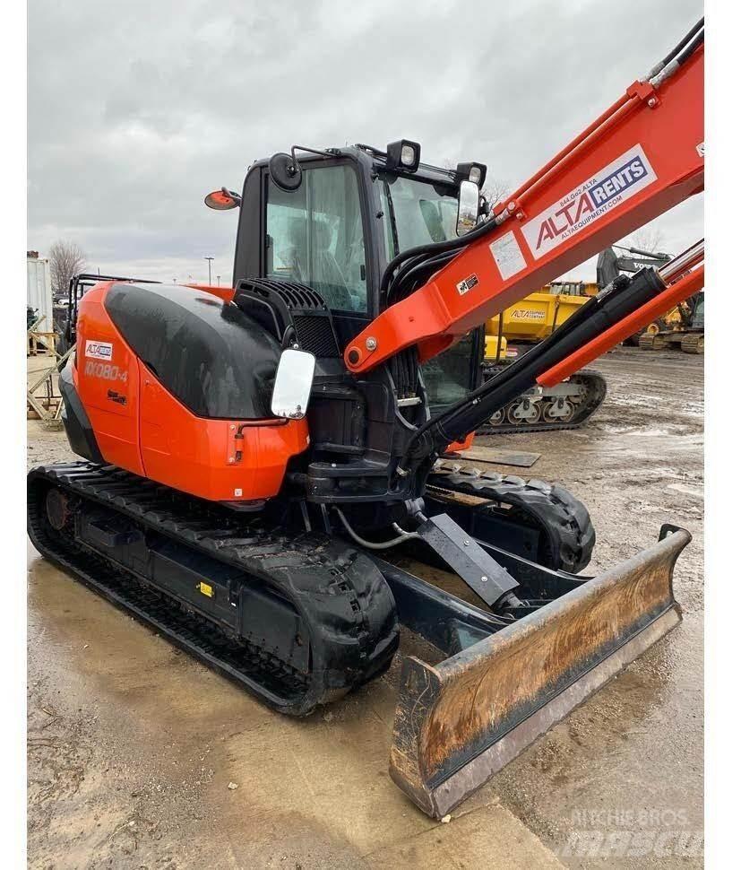 Kubota KX080 Erdészeti bozótirtó