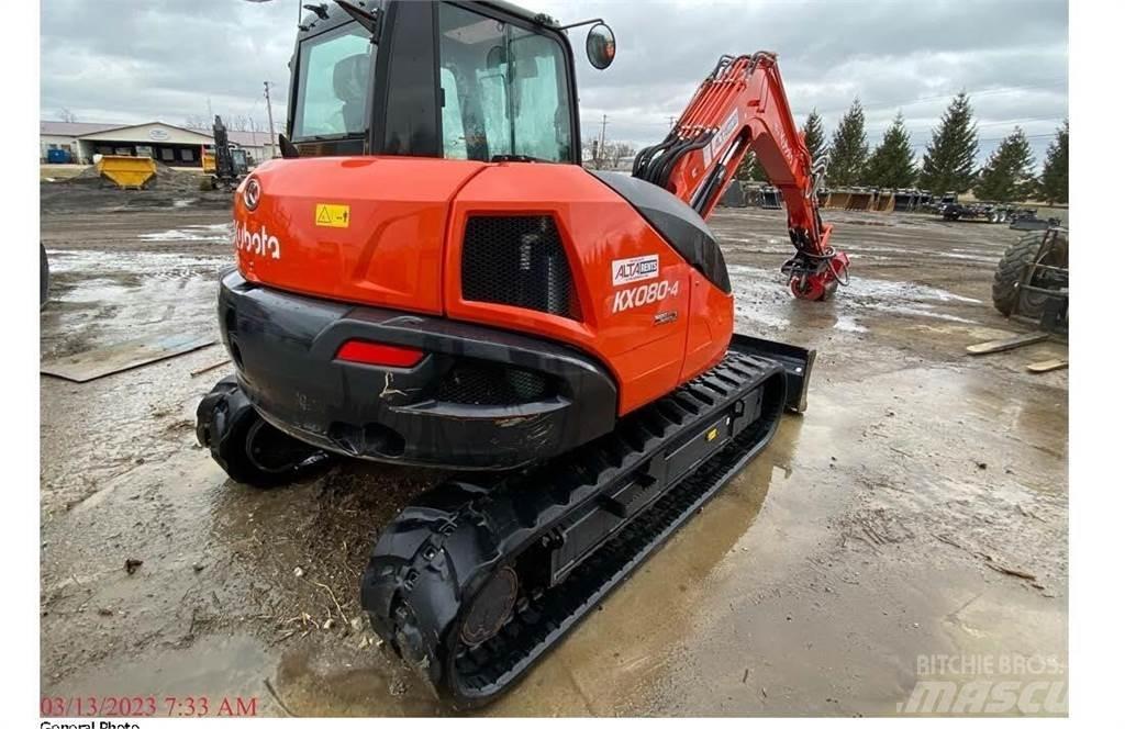 Kubota KX080 Erdészeti bozótirtó