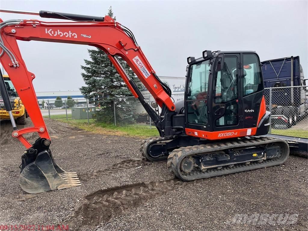 Kubota KX080-4 Lánctalpas kotrók
