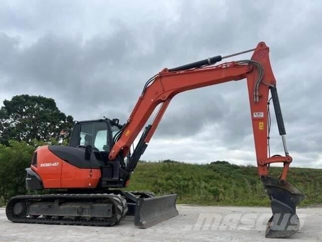 Kubota KX080-4A Lánctalpas kotrók