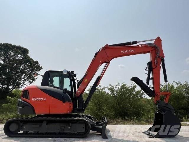 Kubota KX080-4A Lánctalpas kotrók