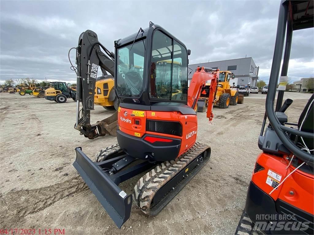 Kubota U27-4 Mini kotrók < 7t