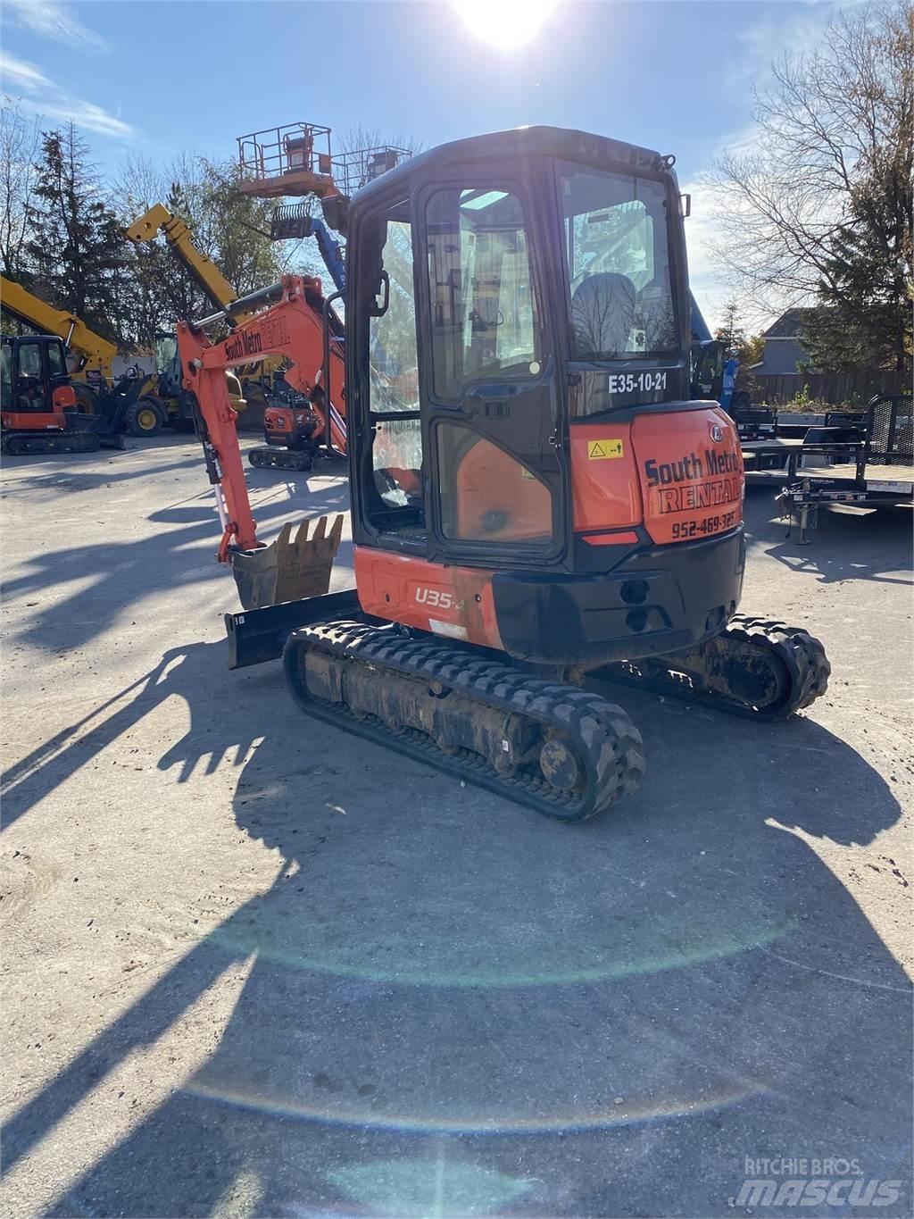 Kubota U35-4 Mini kotrók < 7t