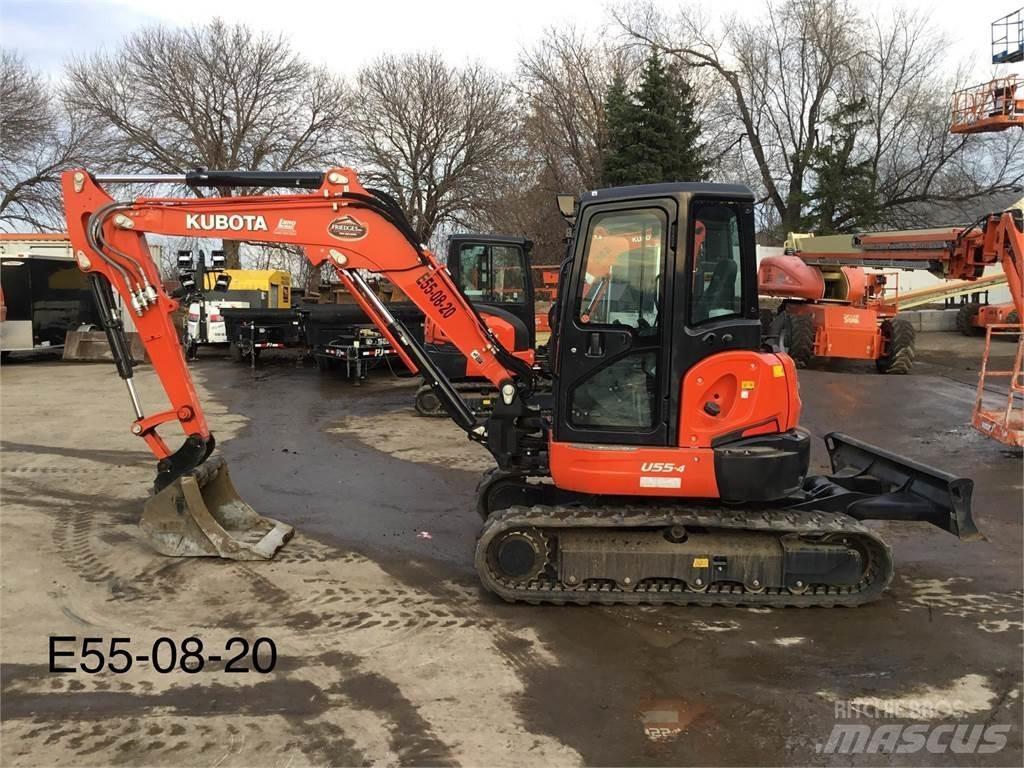 Kubota U55-4 Mini kotrók < 7t