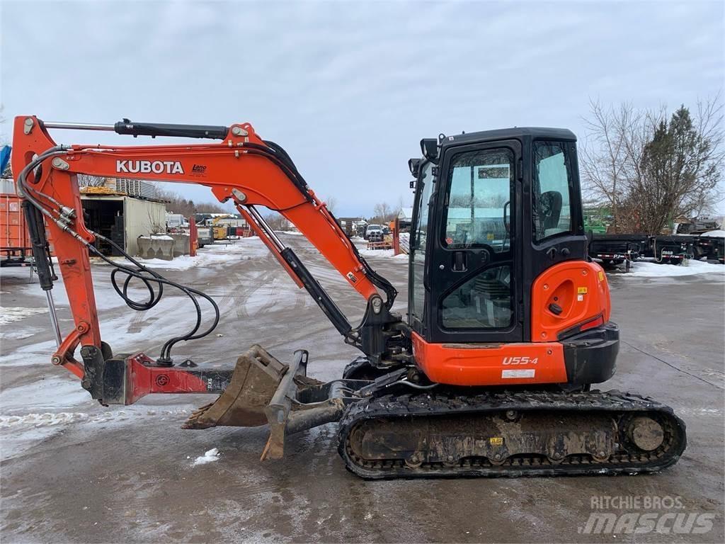 Kubota U55-4 Mini kotrók < 7t