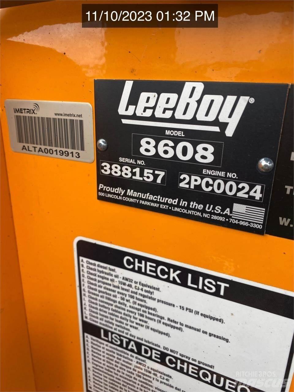 LeeBoy 8608 Aszfalt terítõ gépek