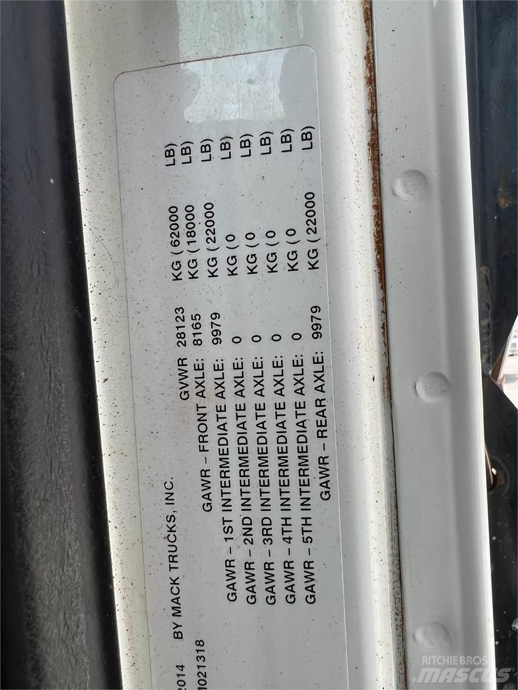 Mack GRANITE GU713 Építőipar - Egyebek