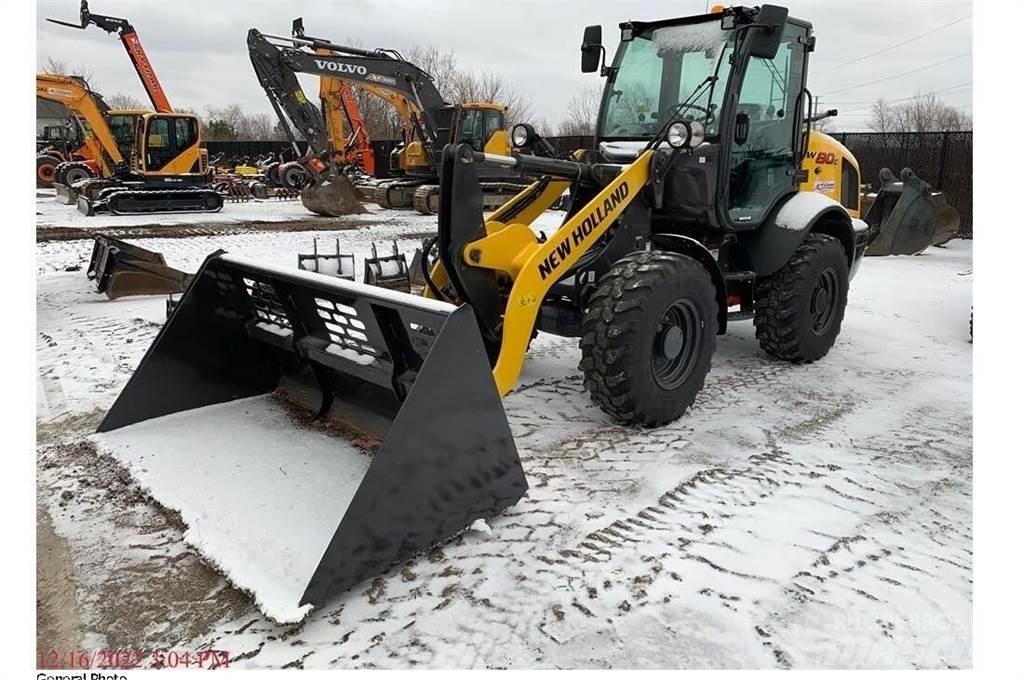 New Holland W80C Gumikerekes homlokrakodók