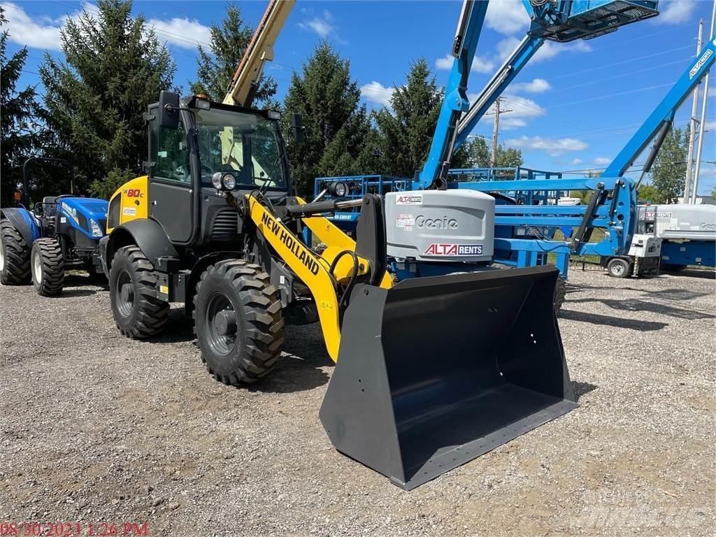 New Holland W80C Gumikerekes homlokrakodók