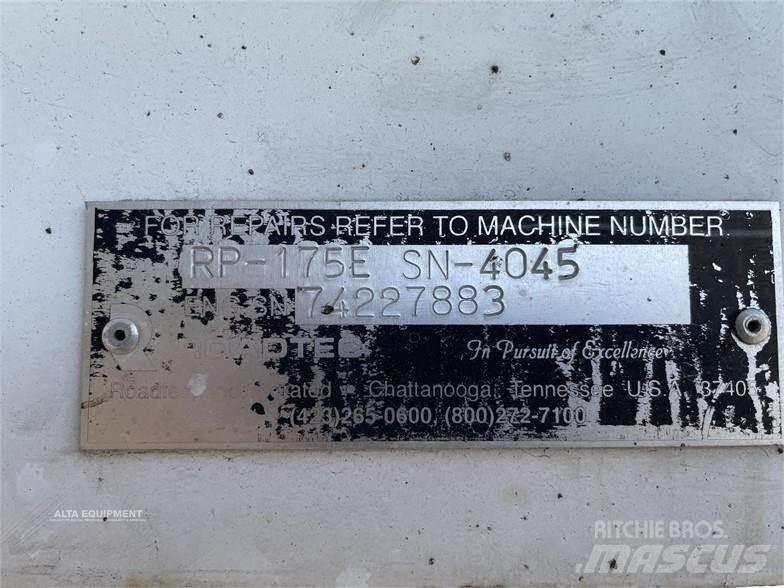 Roadtec RP175 Aszfalt terítõ gépek