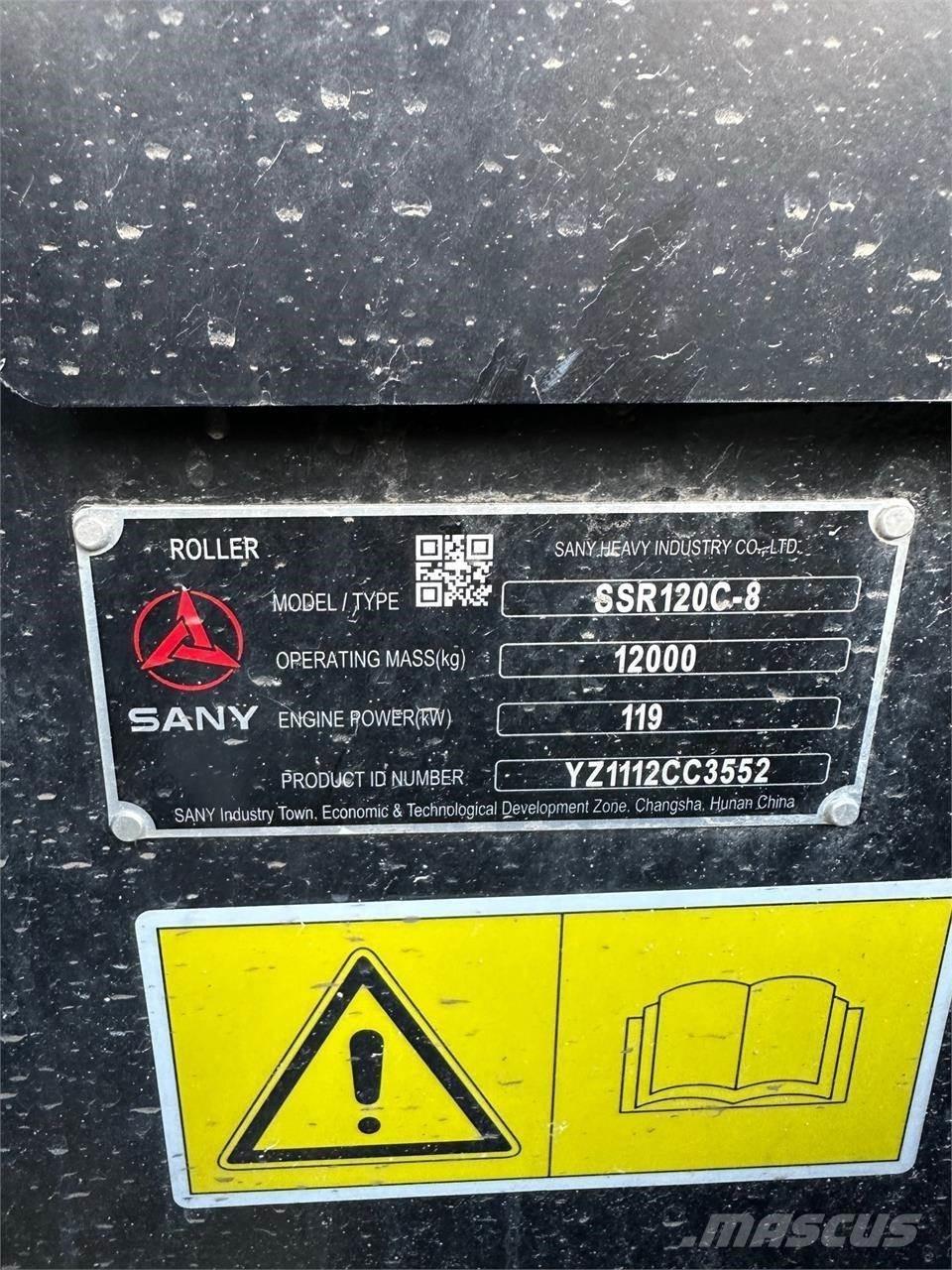 Sany SSR120C-8 Ikerdobos hengerek