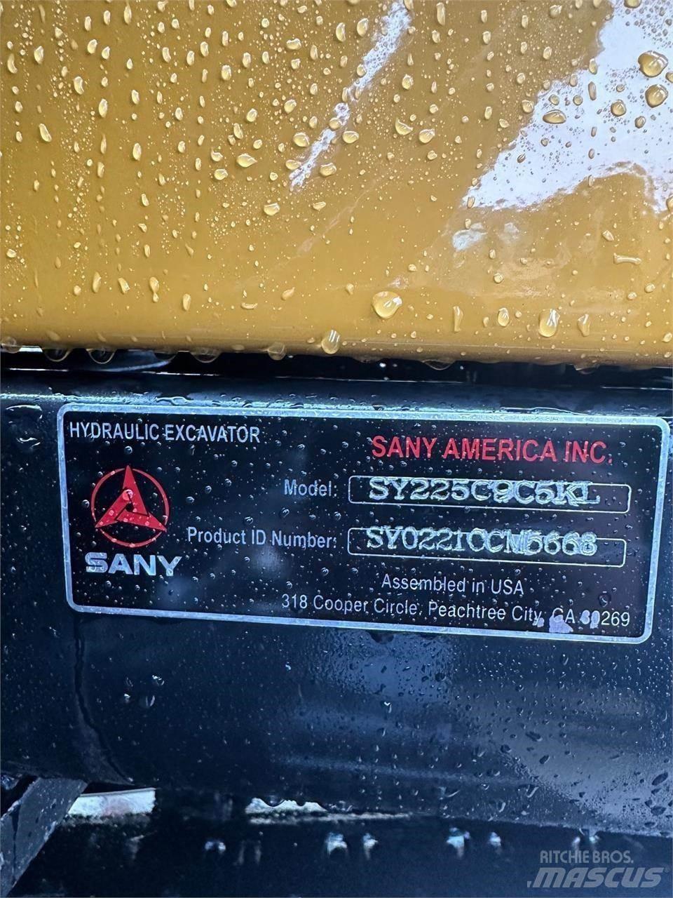 Sany SY225C Lánctalpas kotrók