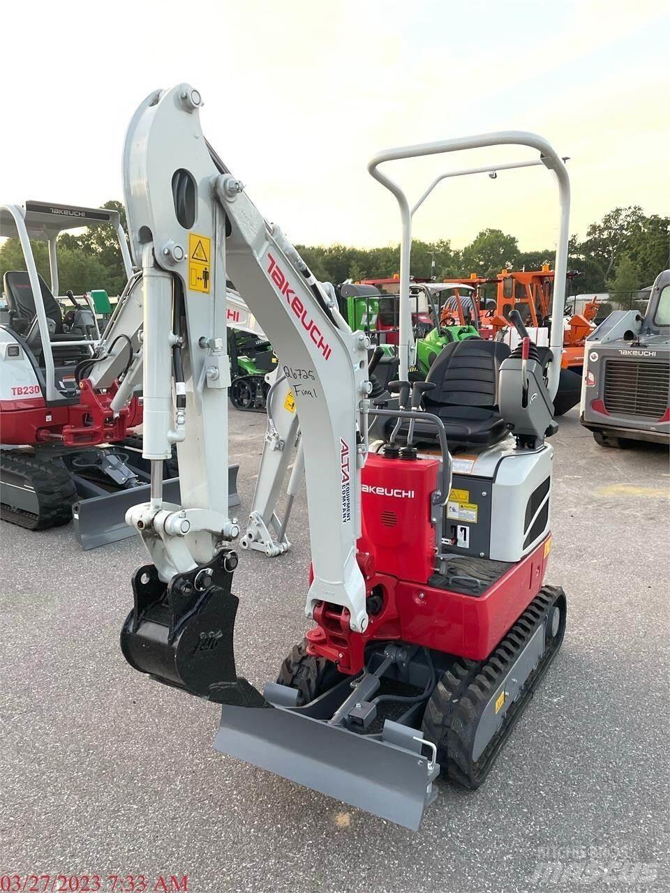 Takeuchi TB210R Mini kotrók < 7t