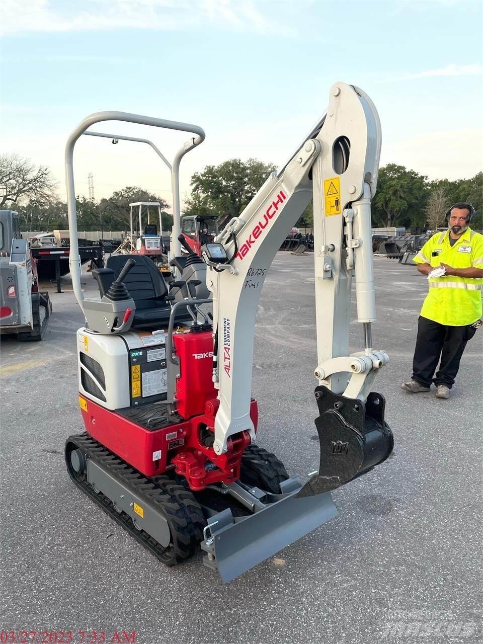 Takeuchi TB210R Mini kotrók < 7t