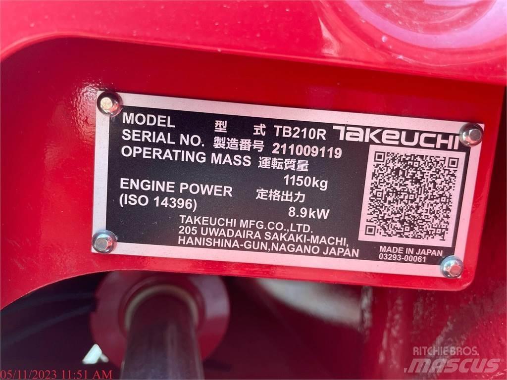 Takeuchi TB210R Mini kotrók < 7t