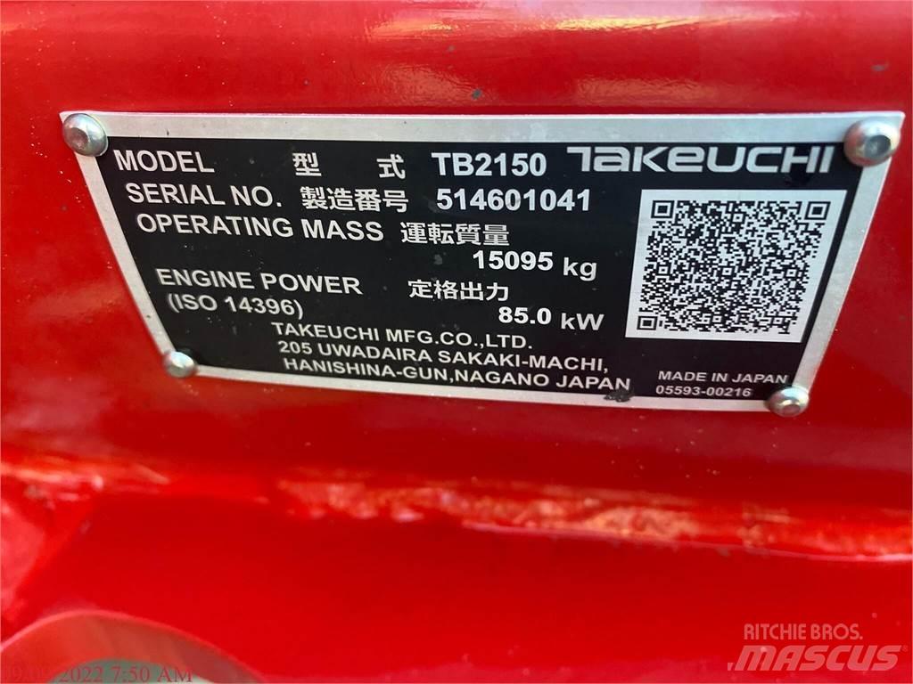 Takeuchi TB2150 Lánctalpas kotrók
