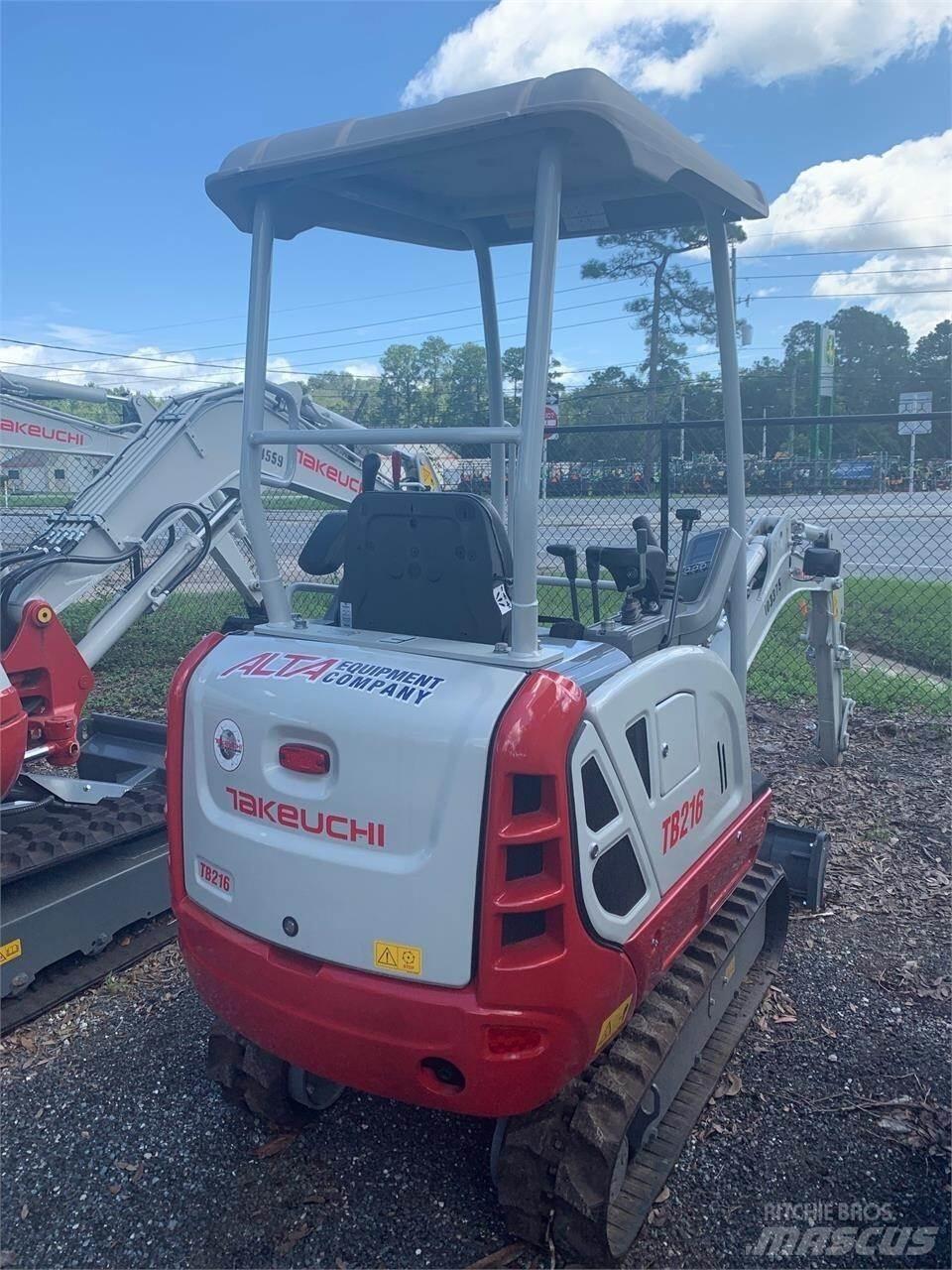 Takeuchi TB216 Mini kotrók < 7t