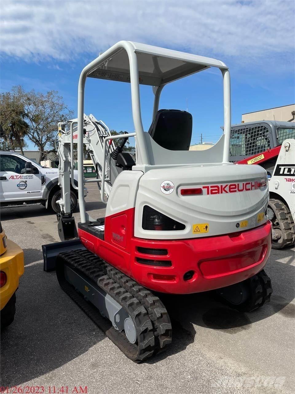 Takeuchi TB235-2 Mini kotrók < 7t