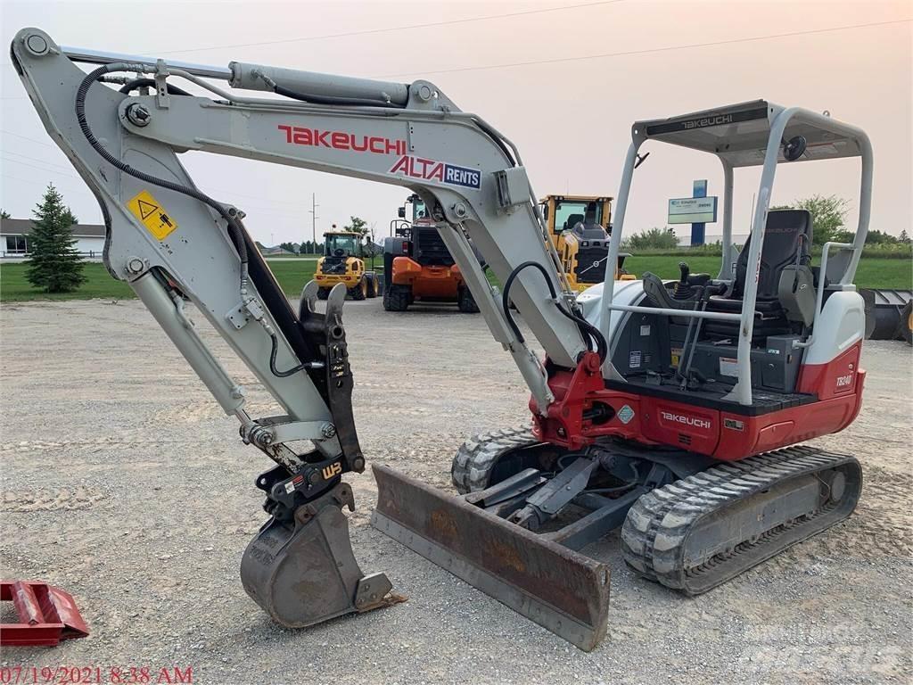 Takeuchi TB240 Mini kotrók < 7t